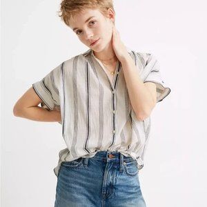 Madewell Central shirt in Parkman blue stripe